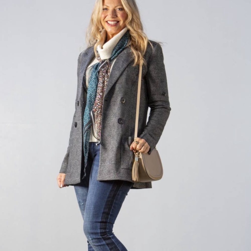 cabi • bond plaid blazer jacket style #3728